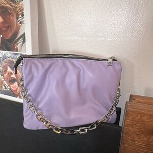 LILAC ASOS Chain Shoulder Bag